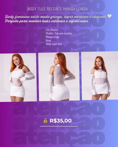 Body tule moda gringa 
