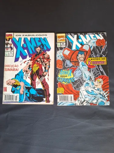 Revistas X-men N° 73 e 86