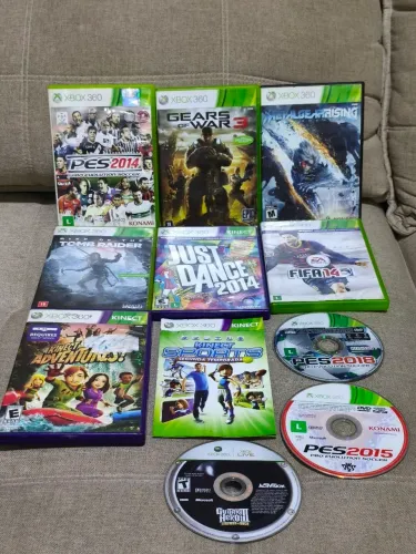 Lote de jogos originais Xbox 360