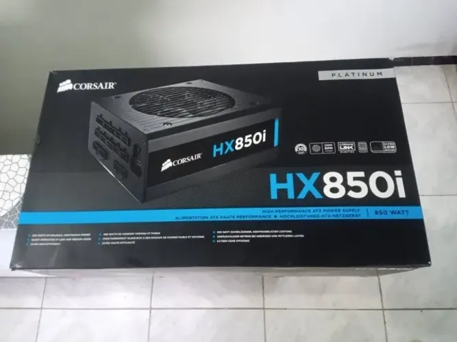 Fonte Corsair hx850i modular Platinum