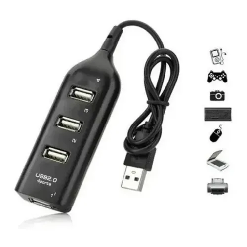 Hub Usb 2.0 4 Portas USB Saída USB Relog?s RA-03