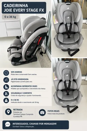 Cadeirinha de bebê Joie Every Stage Fx