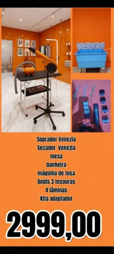 Equipamentos para banho e tosa