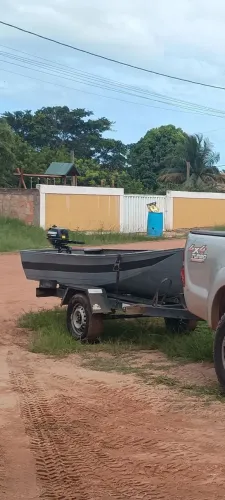 Barco alumínio/motor