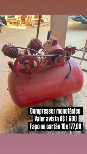 Vendo compressor monofásico 