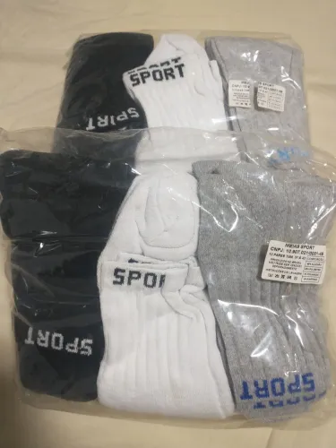 MEIAS SPORT 2 KITS 24 PARES NOVOS ADULTO