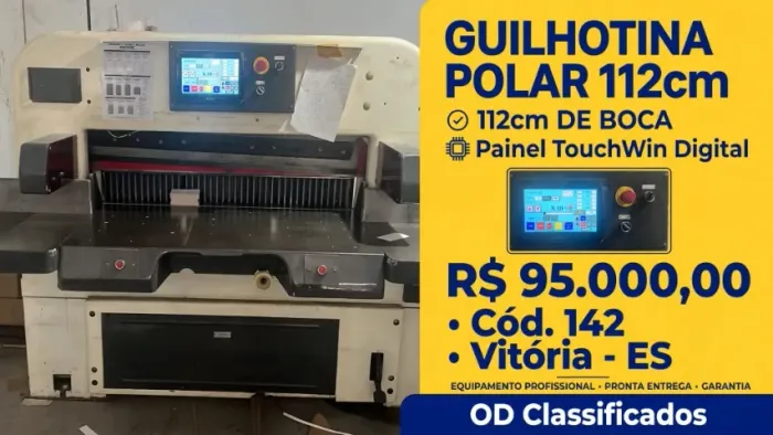 Gulhotina Polar 112 cm de Boca - Vitoria - R$ 95.000,00 - Cód. 142
