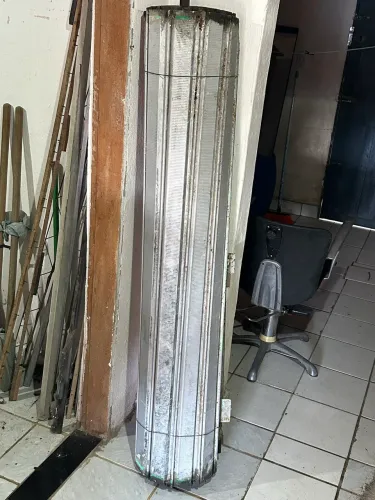 Porta carbonizado enrolar, loja salão 1,70x2,10
