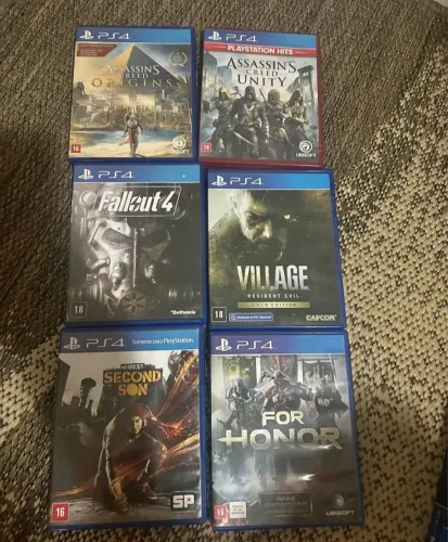 Lote 6 Jogos de Ps4