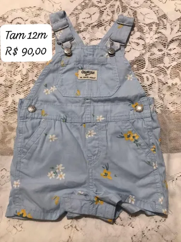 Macaquinho Oshkosh menina Tam 12m