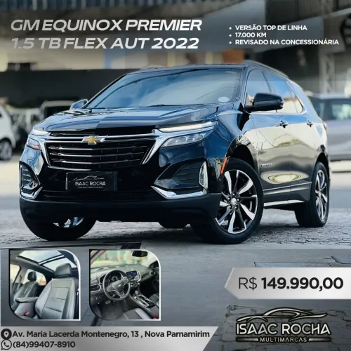 Chevrolet Equinox Premier 1.5 Turbo 172cv AUT 2022