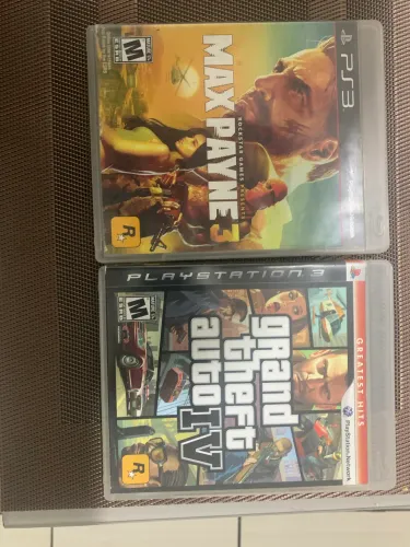  [VENDO] Combo Rockstar PS3: GTA IV + Max Payne 3 (Originais)