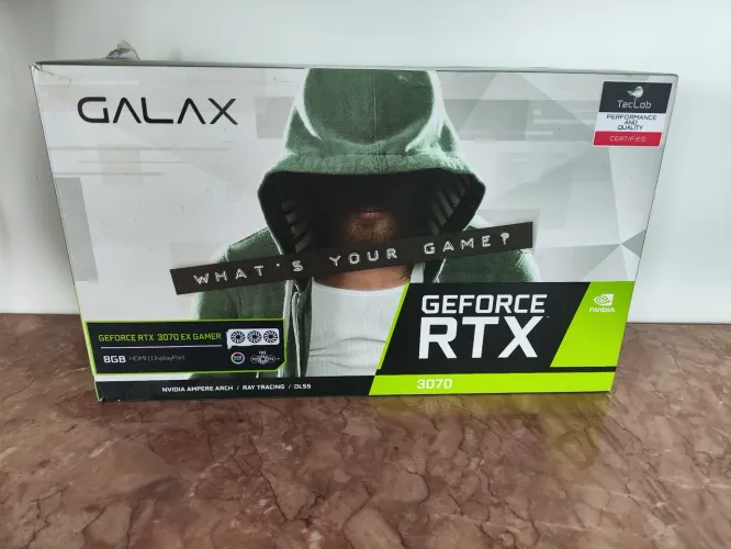 Placa de video RTX 3070 Galax Ex Gamer