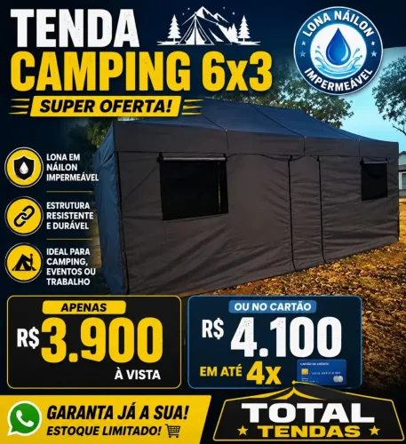 Tenda camping 6x3 OFERTA