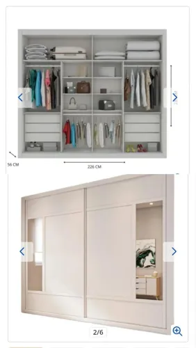 Guarda roupa casal