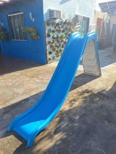 Escorrega de fibra pra Piscina 