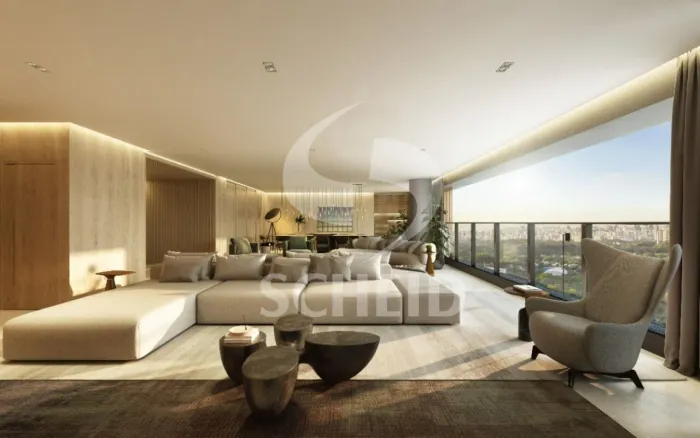 Apartamento á Venda em Moema com 300m², 4 quartos sendo 4 suítes, 4 vagas.