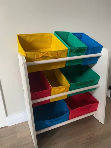 Armário organizador de brinquedos infantil 