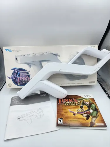 Pistola Wii Zapper Original + Jogo Link?s Crossbow Training