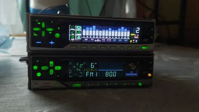 Kit vintage Pioneer equalizador automotivo