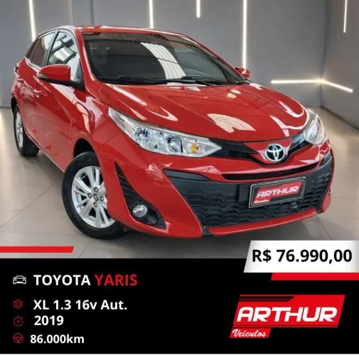 Toyota Yaris XL Live 1.3 Flex 16V 5P MEC 2019