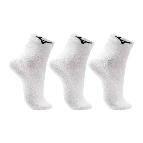 Meia Masculina Mizuno Training Trimiz Basic Branco/Preto MIMTA5196BCOPTO
