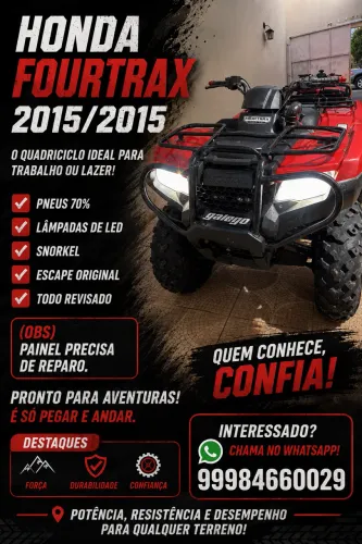 QUADRICICLO HONDA FOURTRAX
