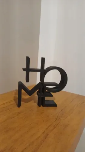 Placa decorativa home para seu lar