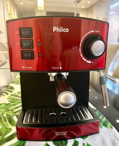 Cafeteira Expresso Philco 20 Bar Inox Red