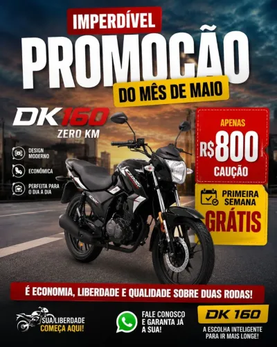 R$800,00 PRA SAIR DE MOTO ZERO KM
