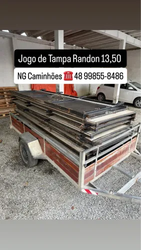 CARRETA 13,50 TAMPAS RANDON CARGA SECA 