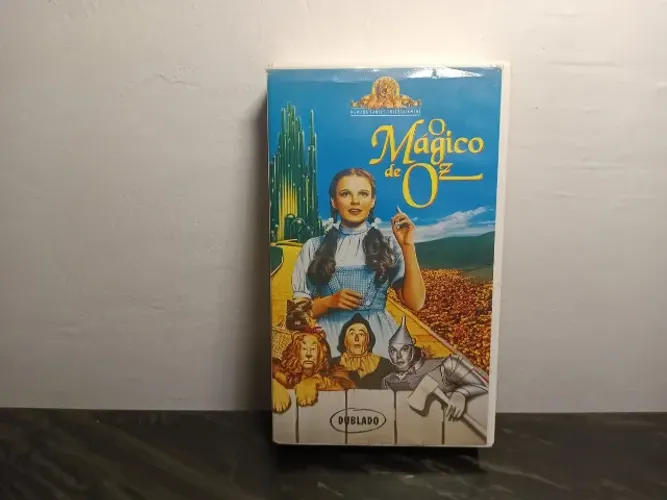 vhs original "o mágico de oz"