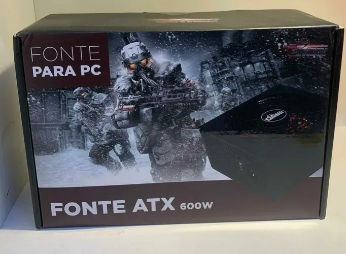 Fonte 600w silenciosa