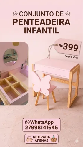 Penteadeira infantil