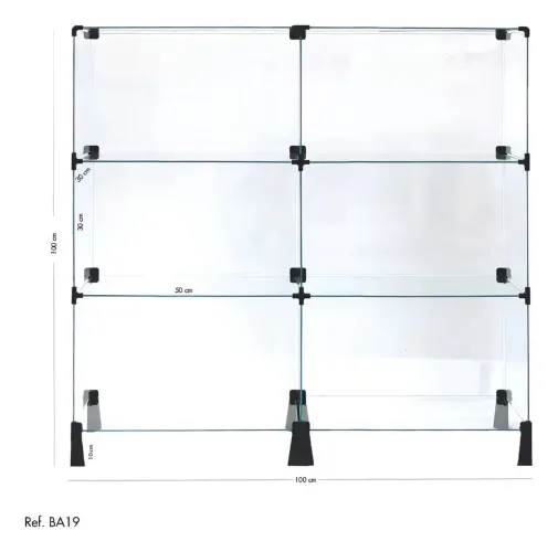 Balcão de vidro ( vitrine )