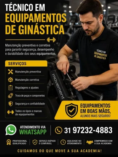 Manutenção em esteiras 