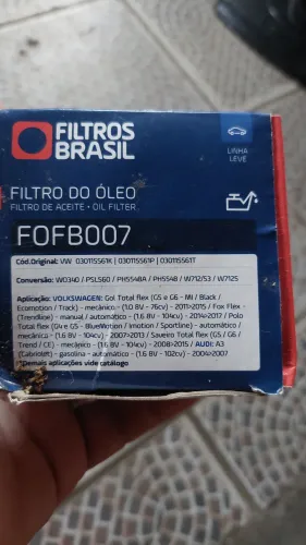 Filtro De Óleo FOFB 007 Novo