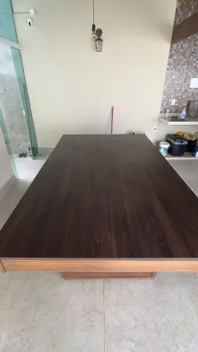 Sinuca q vira mesa de jantar