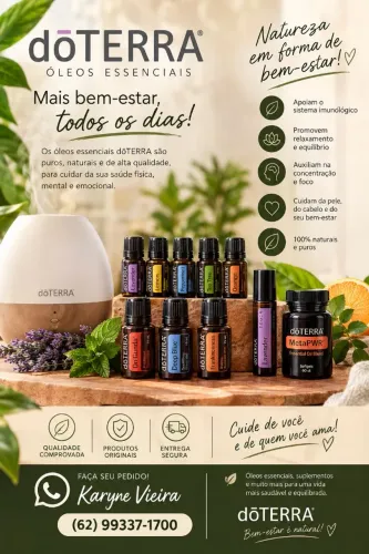 Do Terra produtos - óleos essenciais 