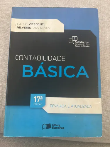 Livro: Contabilidade Básica - Paulo Viceconti e Silvério das Neves