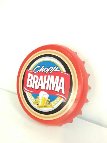 Placa cerveja - Decoração churrasqueira
