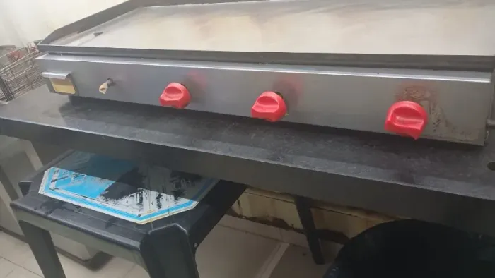 Chapa grande profissional cozinha