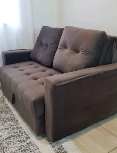 Sofá cama dois lugares. Novo!
