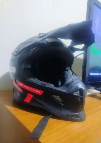 Capacete Pro Tork Motocross/Trilha - Tamanho 62