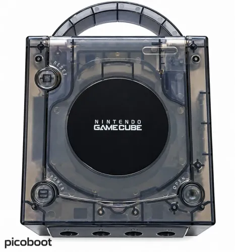 Nintendo Game Cube Picoboot Clear Black