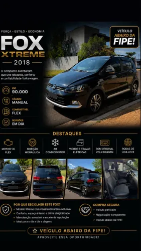 Volkswagen Fox Xtreme 1.6 Flex 8V 5P 2018