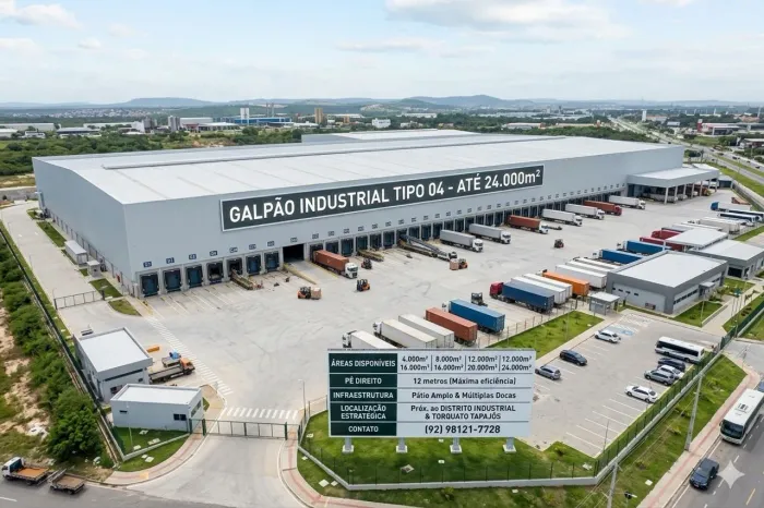 GALPÃO INDUSTRIAL 24.000M² - AV DAS FLORES