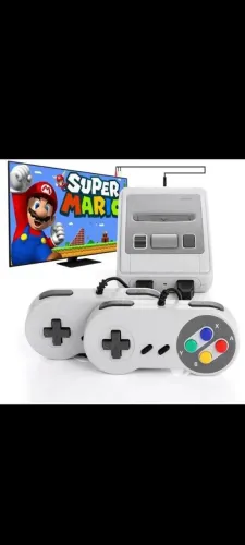 Video Game Super Mini 620 Jogos Clássicos 8 Bits com 2 Controles - Bivolt