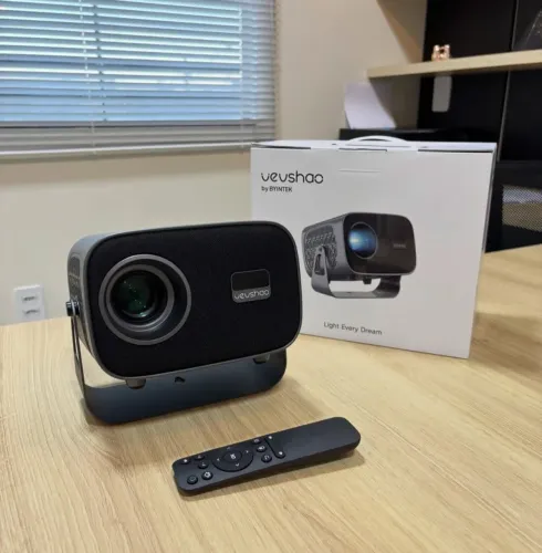 Projetor A12 Android - cinema em casa