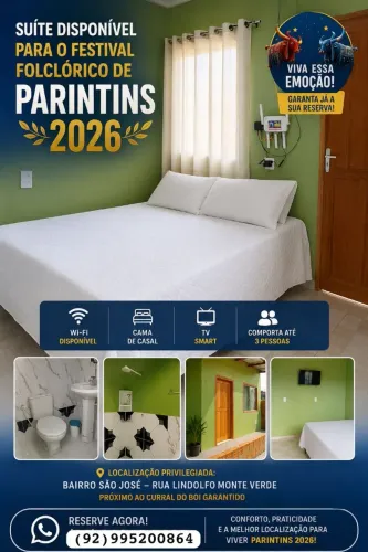 Suite disponível para o festival de Parintins ?